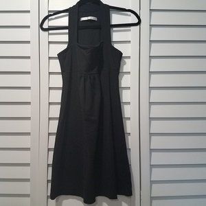 Black halter like dress